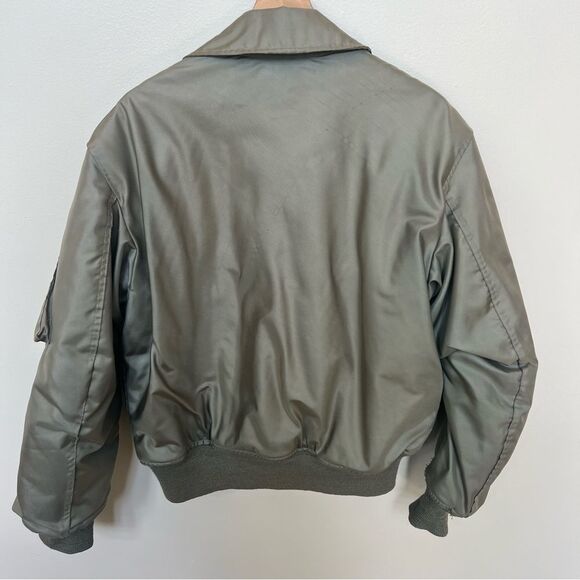 Vintage Scovill 1980’s Authentic US Army Issued Military Air Force Flight Jacket - Picture 5 of 12